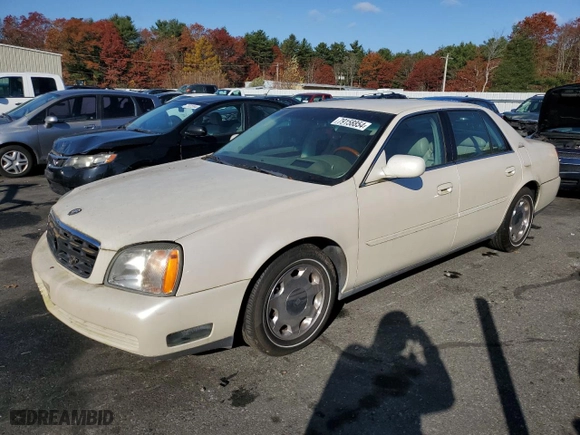 2000 Cadillac DeVille DHS with VIN 1G6KE57Y6YU285006, listed as a Copart auction lot 79158854 with 33,892 mi miles and Non Repairable. Bid and sale history available at carsss.com. Image 1.