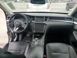 2019 Infiniti QX50 Essential with VIN 3PCAJ5M39KF104462, listed as a Copart auction lot 55044025 with 107,167 mi miles and Salvage title. Bid and sale history available at DreamBid. Image 8.