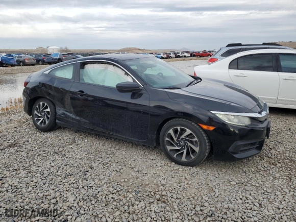 2017 Honda Civic Coupe LX-P with VIN 2HGFC4B09HH300585, listed as a Copart auction lot 43474435 with 45,994 mi miles and Salvage Title. Bid and sale history available at carsss.com. Image 4.