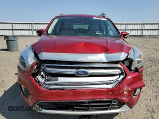 2017 Ford Escape Titanium with VIN 1FMCU9JD6HUB14799, listed as a Copart auction lot 54431685 with 75,454 mi miles and Salvage Title. Bid and sale history available at carsss.com. Image 5.