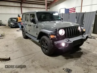 2020 Jeep Wrangler Unlimited Willys with VIN 1C4HJXDG3LW166868, listed as a Copart auction lot 84815154 with 66,640 mi miles and Salvage title. Bid and sale history available at DreamBid. Image 13.