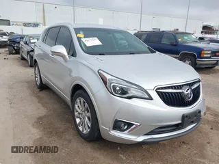 2019 Buick Envision Essence with VIN LRBFXCSA5KD011910, listed as a IAAI auction lot 41175217 with 46,966 mi miles and . Bid and sale history available at carsss.com. Image 1.