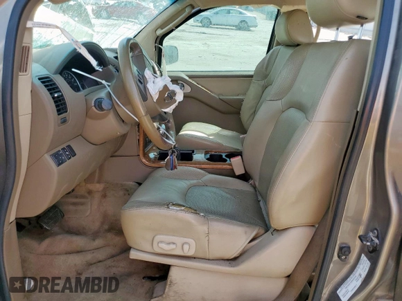 2005 Nissan Pathfinder LE with VIN 5N1AR18U25C776865, listed as a Copart auction lot 57057595 with Not provided miles and Non repairable. Bid and sale history available at DreamBid. Image 7.