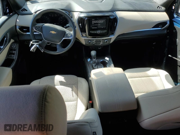 2022 Chevrolet Traverse LS with VIN 1GNEVFKW8NJ193745, listed as a Copart auction lot 50677525 with 41,041 mi miles and Salvage Title. Bid and sale history available at carsss.com. Image 8.