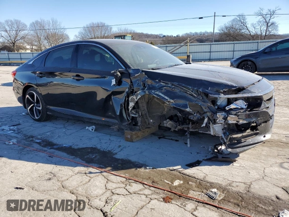 2019 Honda Accord Sedan Sport 1.5T with VIN 1HGCV1F39KA025659, listed as a Copart auction lot 88070025 with 82,708 mi miles and Salvage Title. Bid and sale history available at carsss.com. Image 4.