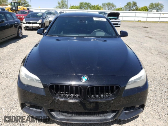2012 BMW 5 Series 550i with VIN WBAFR9C50CDV58386, listed as a Copart auction lot 51982405 with 101,214 mi miles and Clean Title. Bid and sale history available at carsss.com. Image 5.