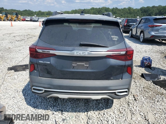 2023 Kia Seltos Nightfall with VIN KNDEUCA25P7414307, listed as a Copart auction lot 68416214 with 29,055 mi miles and Salvage Title. Bid and sale history available at DreamBid. Image 6.