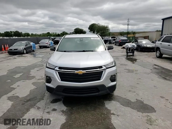 2022 Chevrolet Traverse LS with VIN 1GNERFKW1NJ100987, listed as a Copart auction lot 52361825 with 34,846 mi miles and Salvage title. Bid and sale history available at DreamBid. Image 14.