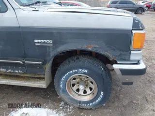 1987 Ford Bronco XL with VIN 1FMEU15N4HLA38776, listed as a IAAI auction lot 41767617 with 52,914 mi miles. Bid and sale history available at carsss.com. Image 6.