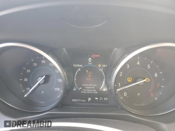 2018 Jaguar XF 25t Premium with VIN SAJBJ4FX9JCY54696, listed as a Copart auction lot 84917114 with 88,377 mi miles and Salvage Title. Bid and sale history available at carsss.com. Image 9.