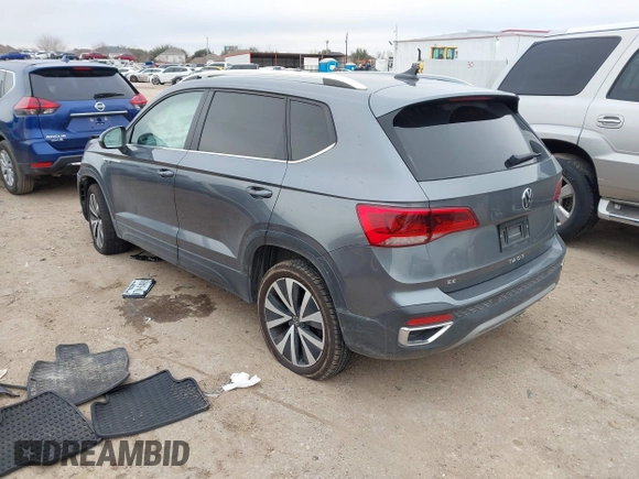 2022 Volkswagen Taos SE с VIN 3VVSX7B21NM021957, выставлен на аукционе IAAI как лот 41630024 с пробегом 44 113 миль миль и . История ставок и продаж доступна на DreamBid. Изображение 3.