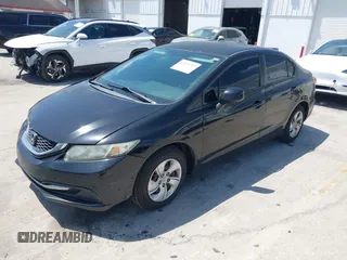 2013 Honda Civic LX with VIN 19XFB2F56DE077181, listed as a IAAI auction lot 42121707 with 159,899 mi miles and . Bid and sale history available at DreamBid. Image 2.
