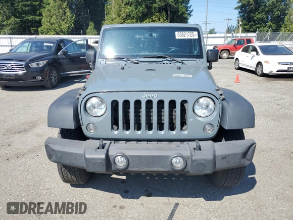 2014 Jeep Wrangler Sport z VIN 1C4AJWAG9EL117954, wystawiony jako Copart lot #65821725 z przebiegiem 137 383 mil mil oraz Czysty tytuł • Clean title. Historia ofert i sprzedaży dostępna na DreamBid. Obrazek 5.