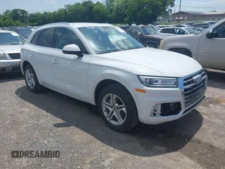 2019 Audi Q5 Premium with VIN WA1ANAFY0K2125705, listed as a IAAI auction lot 42558533 with 54,743 mi miles and . Bid and sale history available at DreamBid. Image 1.
