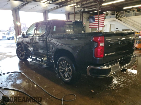 2023 Chevrolet Silverado 1500 LT with VIN 1GCUDDE83PZ320804, listed as a Copart auction lot 87055144 with 62,855 mi miles and Salvage Title. Bid and sale history available at carsss.com. Image 2.
