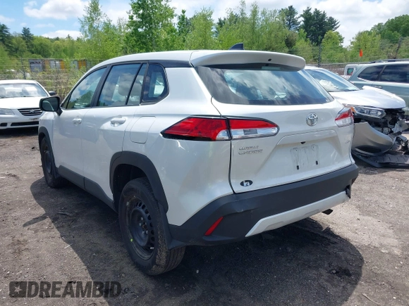 2024 Toyota Corolla Cross L with VIN 7MUAAABG5RV117722, listed as a IAAI auction lot 42241678 with 10,148 mi miles and . Bid and sale history available at DreamBid. Image 3.