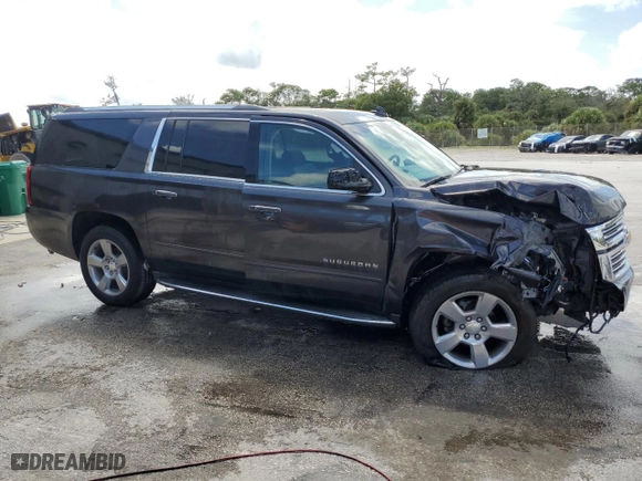 2018 Chevrolet Suburban Premier with VIN 1GNSCJKC9JR168124, listed as a Copart auction lot 69180224 with 119,776 mi miles and Non Repairable. Bid and sale history available at carsss.com. Image 4.