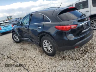 2017 Infiniti QX70 with VIN JN8CS1MW6HM415277, listed as a Copart auction lot 63038955 with 151,451 mi miles and Salvage title. Bid and sale history available at DreamBid. Image 2.