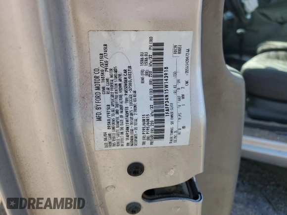 2005 Ford Focus S with VIN 1FAFP34N15W143918, listed as a Copart auction lot 50578105 with Not Provided miles and Salvage Title. Bid and sale history available at carsss.com. Image 15.