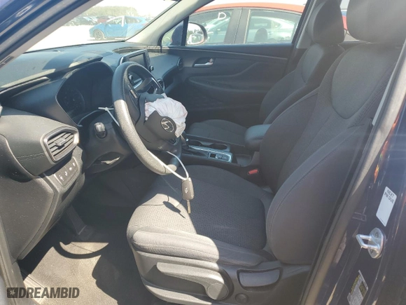 2019 Hyundai Santa Fe SE with VIN 5NMS23AD2KH084640, listed as a Copart auction lot 48397235 with 81,215 mi miles and Salvage Title. Bid and sale history available at carsss.com. Image 7.