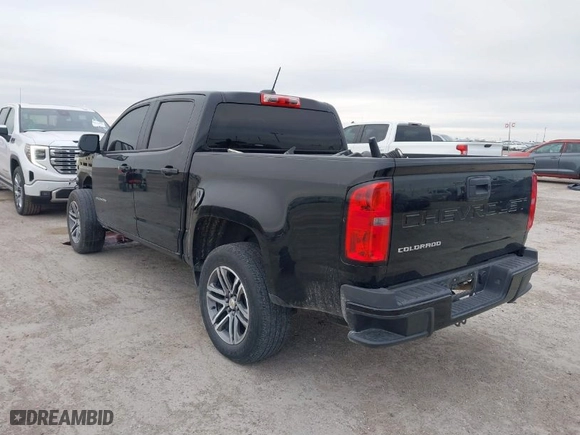 2022 Chevrolet Colorado 2WD Work Truck with VIN 1GCGSBEA3N1284912, listed as a IAAI auction lot 41614664 with 54,549 mi miles. Bid and sale history available at carsss.com. Image 3.