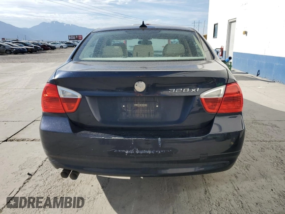 2007 BMW 3 Series 328xi with VIN WBAVC73527KP31960, listed as a Copart auction lot 59312445 with Not provided miles and Clean title. Bid and sale history available at DreamBid. Image 6.