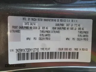 2014 Mazda 3 i Sport with VIN 3MZBM1K70EM112716, listed as a Copart auction lot 71755484 with 143,468 mi miles and Clean Title. Bid and sale history available at DreamBid. Image 12.