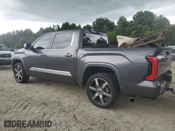 2022 Toyota Tundra Capstone Hybrid with VIN 5TFVC5DB7NX006902, listed as a Copart auction lot 66089944 with 56,131 mi miles and Salvage title. Bid and sale history available at DreamBid. Image 2.