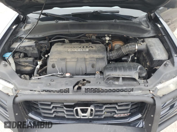 2013 Honda Ridgeline Sport with VIN 5FPYK1F72DB016478, listed as a Copart auction lot 55953095 with 163,435 mi miles and Salvage title. Bid and sale history available at DreamBid. Image 11.