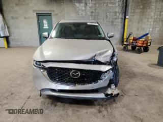 2025 Mazda CX-5 2.5 S Premium Plus Package with VIN JM3KFBEM2S0543357, listed as a Copart auction lot 41458725 with 5,600 mi miles and Salvage Title. Bid and sale history available at carsss.com. Image 5.