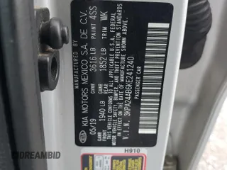 2019 Kia Rio S with VIN 3KPA24AB6KE241240, listed as a Copart auction lot 64568984 with 86,934 mi miles and Salvage Title. Bid and sale history available at DreamBid. Image 13.
