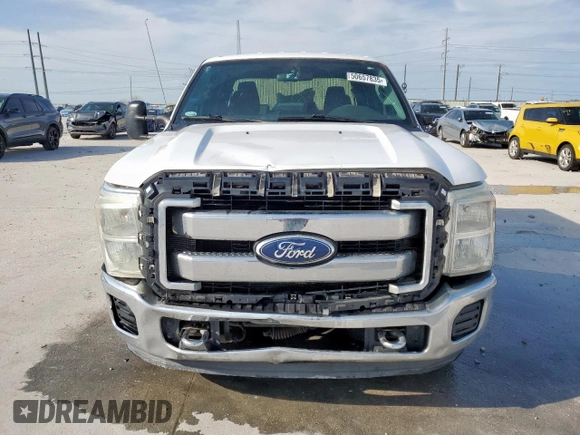 2011 Ford Super Duty F-250 SRW XL with VIN 1FT7W2ATXBEC24478, listed as a Copart auction lot 50657835 with 0 mi miles and Salvage Title. Bid and sale history available at carsss.com. Image 5.