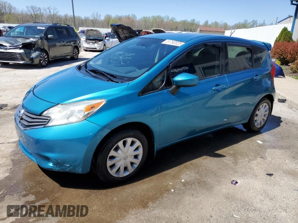 2015 Nissan Note SV with VIN 3N1CE2CP6FL352436, listed as a Copart auction lot 51792025 with 167,920 mi miles and Salvage Title. Bid and sale history available at DreamBid. Image 1.