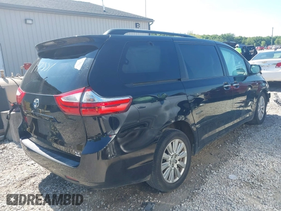 2017 Toyota Sienna XLE with VIN 5TDDZ3DC6HS147557, listed as a IAAI auction lot 39851503 with 141,719 mi miles and . Bid and sale history available at DreamBid. Image 4.