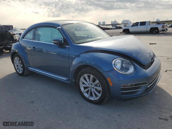 2019 Volkswagen Beetle SE with VIN 3VWJD7AT3KM719413, listed as a Copart auction lot 68978734 with 37,017 mi miles and Salvage Title. Bid and sale history available at carsss.com. Image 4.