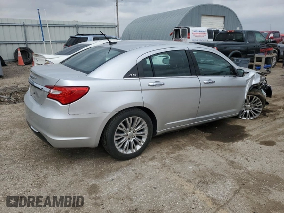 2012 Chrysler 200 Limited with VIN 1C3CCBCG2CN326354, listed as a Copart auction lot 51109715 with 144,283 mi miles and Salvage Title. Bid and sale history available at DreamBid. Image 3.
