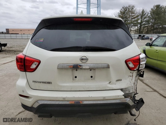 2019 Nissan Pathfinder S with VIN 5N1DR2MM7KC579940, listed as a Copart auction lot 47965875 with 78,477 mi miles and Salvage Title. Bid and sale history available at carsss.com. Image 6.