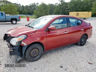 2017 Nissan Versa SV with VIN 3N1CN7AP8HK411950, listed as a Copart auction lot 58817615 with 140,766 mi miles and Salvage title. Bid and sale history available at DreamBid. Image 1.