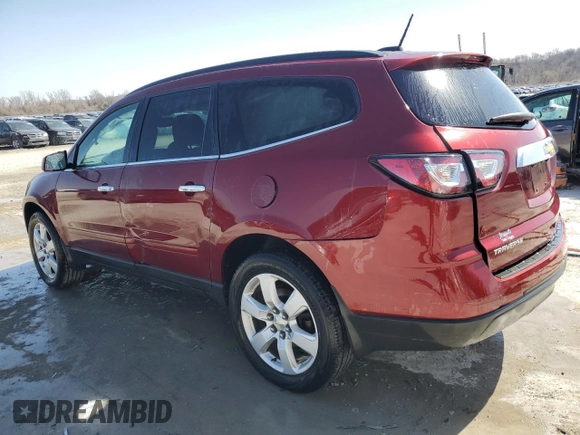 2017 Chevrolet Traverse LT with VIN 1GNKRGKD2HJ148753, listed as a Copart auction lot 48069075 with 129,821 mi miles and Salvage Title. Bid and sale history available at DreamBid. Image 2.