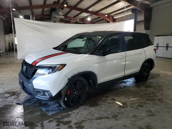 2020 Honda Passport Sport with VIN 5FNYF8H22LB017622, listed as a Copart auction lot 38326754 with 21,413 mi miles. Bid and sale history available at carsss.com. Image 1.