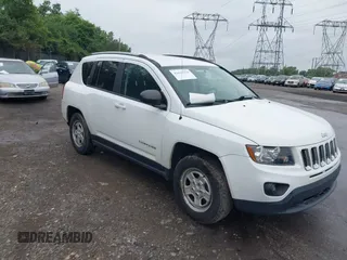 2017 Jeep Compass Sport SE with VIN 1C4NJCBA5HD123436, listed as a IAAI auction lot 42622235 with 135,334 mi miles and . Bid and sale history available at DreamBid. Image 1.