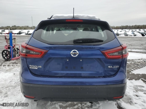 2021 Nissan Rogue Sport SL with VIN JN1BJ1CW2MW438259, listed as a Copart auction lot 44828355 with 54,478 mi miles and Salvage Title. Bid and sale history available at carsss.com. Image 6.