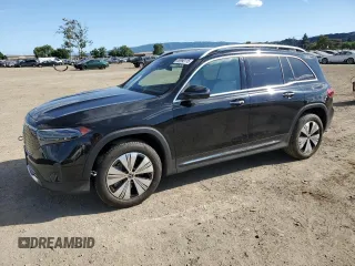 2024 Mercedes-Benz EQB 250+ z VIN W1N9M0CB9RN094428, wystawiony jako Copart lot #56990115 z przebiegiem 209 mil mil oraz Szkoda całkowita • Salvage title. Historia ofert i sprzedaży dostępna na DreamBid. Obrazek 1.