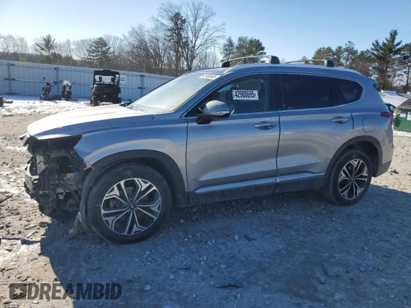 2020 Hyundai Santa Fe SEL with VIN 5NMS3CAA7LH250879, listed as a Copart auction lot 42988695 with 85,603 mi miles and Salvage Title. Bid and sale history available at carsss.com. Image 1.