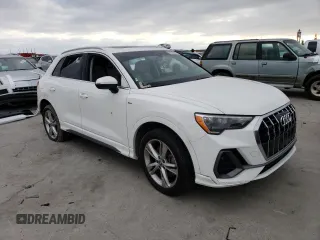 2020 Audi Q3 S line Premium with VIN WA1DECF39L1011285, listed as a Copart auction lot 36821583 with 42,252 mi miles. Bid and sale history available at carsss.com. Image 4.