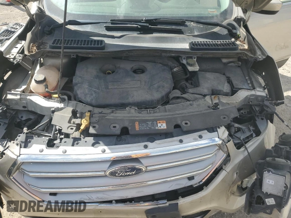 2017 Ford Escape SE with VIN 1FMCU9G92HUC78781, listed as a Copart auction lot 52633705 with 152,137 mi miles and Salvage Title. Bid and sale history available at carsss.com. Image 12.