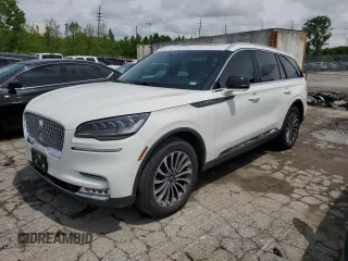 2020 Lincoln Aviator Reserve z VIN 5LM5J7XCXLGL29627, wystawiony jako Copart lot #51904664 z przebiegiem 29 538 mil mil oraz Szkoda całkowita • Salvage title. Historia ofert i sprzedaży dostępna na DreamBid. Obrazek 1.