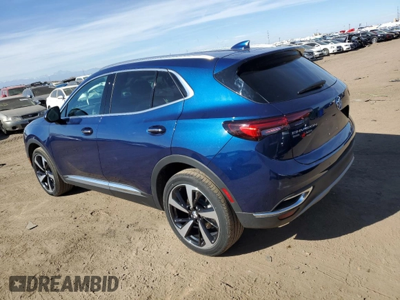 2022 Buick Envision Essence with VIN LRBFZPR44ND015551, listed as a Copart auction lot 78857804 with 21,633 mi miles and Salvage Title. Bid and sale history available at carsss.com. Image 2.