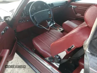 1987 Mercedes-Benz 560 with VIN WDBBA48D9HA060044, listed as a Copart auction lot 76965694 with 76,957 mi miles and Non Repairable. Bid and sale history available at carsss.com. Image 8.