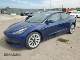 2021 Tesla Model 3 Standard Range Plus with VIN 5YJ3E1EA6MF850342, listed as a Copart auction lot 46362545 with 45,500 mi miles and Clean Title. Bid and sale history available at carsss.com. Image 1.